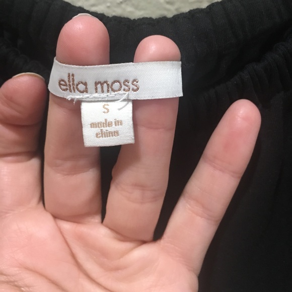 Ella Moss off- shoulder Romper Sz S - Picture 6 of 6